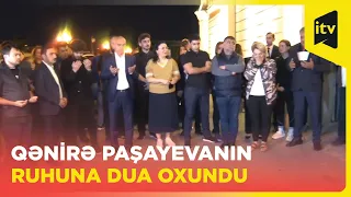 Heydər məscidində Qənirə Paşayevanın ruhuna dua oxundu