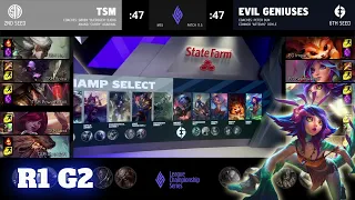 TSM vs EG - Game 2 | Round 1 LCS 2021 Mid-Season Showdown | TSM vs Evil Geniuses G2 full game