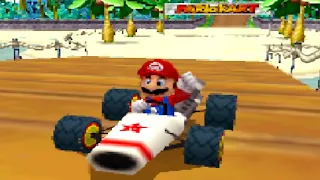 Mario Kart DS - 100% Walkthrough Part 1 No Commentary Gameplay - 50cc Mushroom Cup & Flower Cup