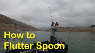 How to Fish the Flutter Spoon for HUGE Striped Bass
