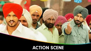 Fuffad Ji | Punjabi Movie - Action Scene | Gurnam Bhullar, Jasmin Bajwa, Binnu Dhillon, Sidhika S