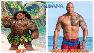 Disney Moana Behind The Voices - Moana Characters in Real Life SMS TV