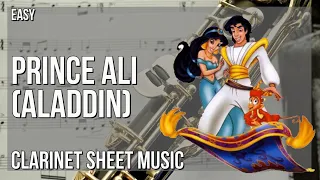 Clarinet Sheet Music: How to play Prince Ali (Aladdin) by Robin Williams