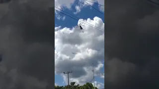 #ALMOMENTO | Se desploma helicóptero de la Marina en Centla, Tabasco.