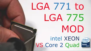 LGA771 to 775 Mod. Intel E5430 2.67 Ghz vs Q8400 2.67 Ghz