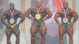 TOP 3 Men's Open Bodybuilding Mr Olympia 2020 Winners - BIG RAMY BRANDON CURRY PHIL HEATH