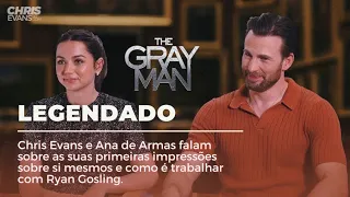 Chris Evans e Ana de Armas falam sobre as primeiras impressões que tiveram um do outro | LEGENDADO