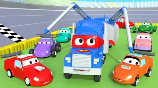 Super Camionul Carl - Cisterna - Orasul Masinilor 🚚 ⍟ Desene pentru copii