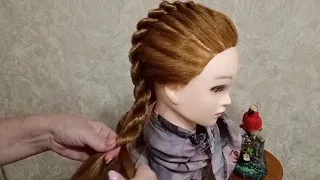Техника плетения косы "Жгут"