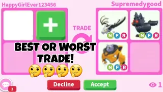 😱🤔Noo! Idk If I MADE A HUGE MISTAKE By ACCEPTING This TRADE In Adopt Me + HUGE WIN TRADES AND OFFERS