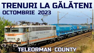 Trenuri la Galateni-Trainspotting in Teleorman county-Oktober Bahnverkehr im Süden