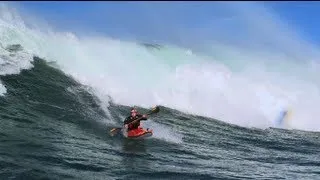 Big wave kayaking - Tao Berman 2012