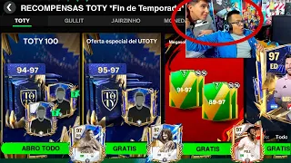 😱 DAN RECOMPENSAS TOTY *Gratis* PARA TODOS en FC 24 MOBILE 🎁 ME SALE UTOTY, RONALDO NAZARIO e ICONOS