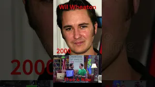 Wil Wheaton then and now #wilwheaton #startrek #thebigbangtheoryfunniestmoments