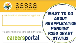 What To Do About 'Reapplication Pending' R350 Grant Status | Careers Portal