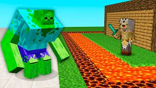 Zombie Mutant Géant VS La Base la Plus Sécurisée de Minecraft !