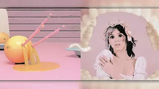 glued x orange juice • melanie martinez (𝖒𝖆𝖘𝖍𝖚𝖕) ‧₊˚