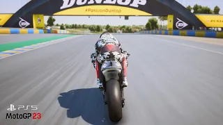 MotoGP 23 - Le mans Circuit - Yamaha YZR-M1 '23 Gameplay [4KPS5]