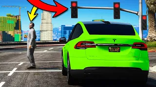 Сможет ли АВТОПИЛОТ ТЕСЛЫ не НАРУШАТЬ ПДД в GTA 5?! АВТОПИЛОТ СОБЛЮДАЕТ все ЗАКОНЫ?!