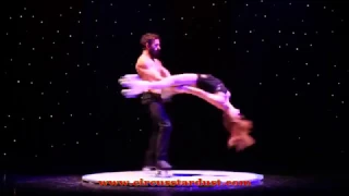 Circus Stardust Agency Presents: Roller Skating, Aerial Hoop and Cyr Wheel Act (Circus Act 00165)