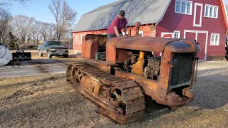 Old Detroit screams to life after 24 years!!! 65 year old crawler lives again!!!