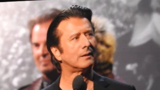 Steve Perry at the Rock & Roll Hall of Fame Induction Ceremony 2017