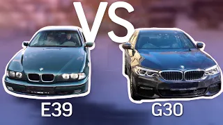 Старая и новая БМВ ПЯТЕРКА. E39 vs G30. Качество или Технологии?