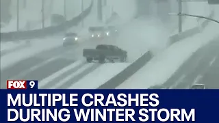 Crash compilation after Minnesota winter storm