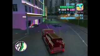 22. Пожарный / GTA: Vice City / Прохождение на 100% / Без читов и модов