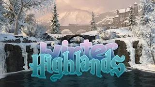 Winter Highlands 3D Screensaver 4K 60 FPS