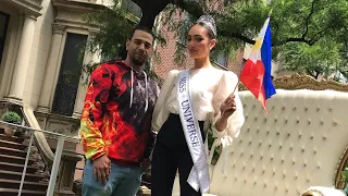Torch Fuego with Miss Universe 2023 Exclusive at the Philippines Independence Day Parade NYC