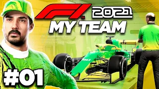 F1 2021 MY TEAM - Parte 1: A JORNADA COMEÇA!