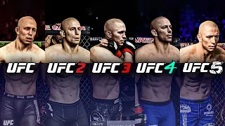 I Faced GSP On Every EA UFC Game (MAX DIFFICULTY)