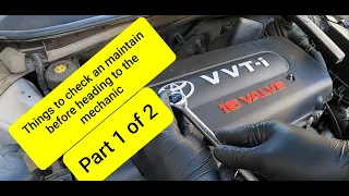 10 things you can fix on your car (check engine light, poor idle , stalling , can't  start) Part 1/2