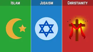 "Islam ☪ Vs Judaism ✡ Vs Christianity ✝, Religious Comparison"