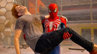 Peter Saves Harry on Spider-Man Advanced Suit - Spider-Man 2