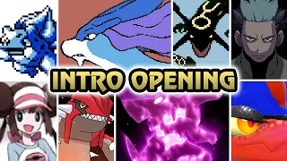 Pokémon Games - Evolution of Intros Opening (1996 - 2023)