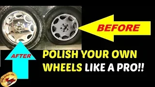 How To Polish Aluminum Wheels/Rims to LOOK LIKE CHROME