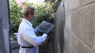 Apply the right stucco thickness to block walls