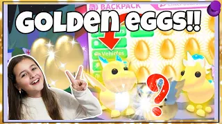 Ava öffnet GOLDEN EGGs in Adopt Me! 🤩 ALLE rare Adopt Me Eggs öffnen Serie 😍 Alles Ava Gaming