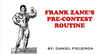 Frank Zane's PRE CONTEST ROUTINE (SECRETS OF ADVANCED BODYBUILDING)