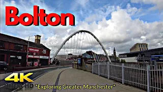 Bolton | Walk Around The City | 4k | 2023