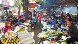 Best Cambodian Street Food Compilation - Palm Cakes, Salty Crab, Longan Fruit, Papaya ,& More