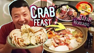 Hokkaido CRAB FEAST! Ramen & Skiing in Niseko Japan