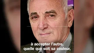 Charles Aznavour : "Mon pays, c'est aussi la langue française"