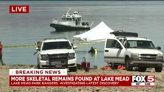 Officials investigating skeletal remains found at Lake Mead