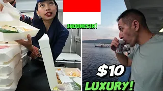 *SHOCKING* $10 luxury train from Bali to Java (Surabaya, Indonesia)