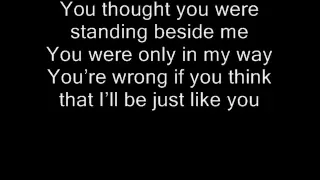 Three Days Grace Just Like You Lyrics