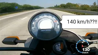 Royal Enfield Scram 411 TOP SPEED TESTED!