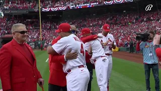 Cardinals introduce Yadi, Waino and Albert on Opening Day